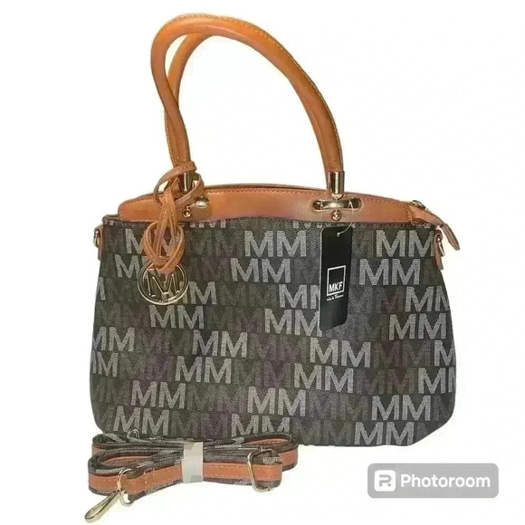 Mia K Farrow Handbags - Mia K Farrow  Tote Handbag  Faux Leather Top Handle Shoulder Strap